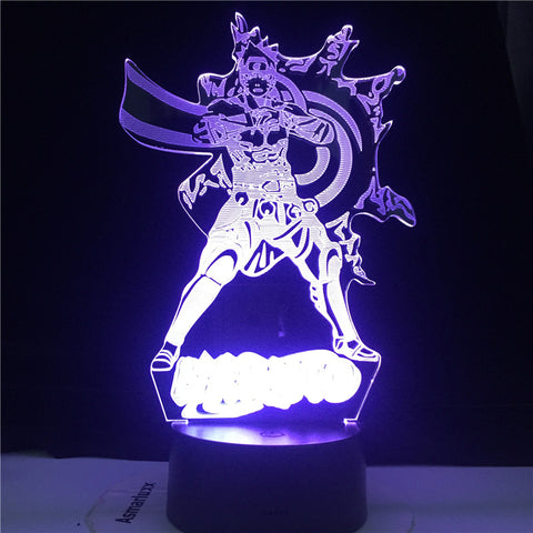 Anime Naruto Uzumaki Led Night Light 7 Sasuke Kakashi Hatake Kids Night Light Itachi Uchiha 3d Lamp Child Xmas Gift