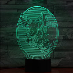 Boar - 3D Optical Illusion LED Lamp Hologram