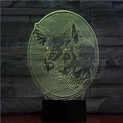Boar - 3D Optical Illusion LED Lamp Hologram