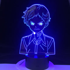 The Promised Neverland Led Night Light for Home Room Decor Kids Child Nightlight Bedside Desk Lamp Emma Figure Japanese Manga