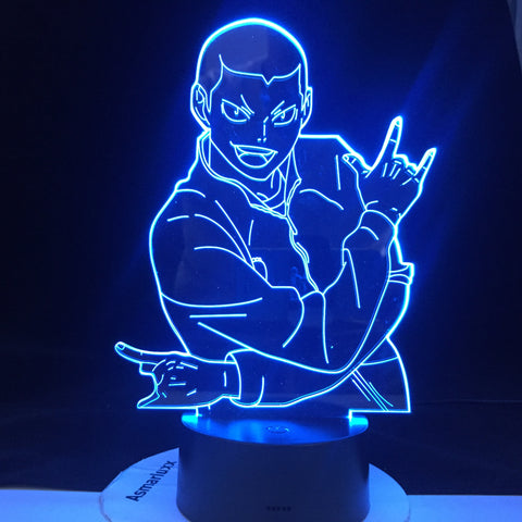 RYUNOSUKE TANAKA LED ANIME LAMP HAIKYUU Manga Gift Anime 3d Lamp Night Light Lamp Otaku Gift Well Packed and Fast Dropshipping