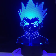 Zoldyck Figure Acrylic Led Night Light 3d Lamp Anime Hunter X Hunter Bedroom Decor Light for Kid Child Birthday HXH Illumi Gift