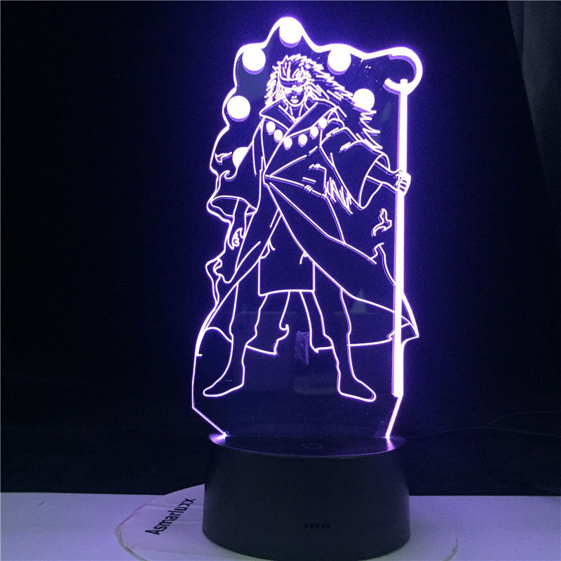 Uchiha Itachi 3d lamp Figure 3d Led Night Light Room Decor Lamp 16 Colors Remote Control lampe Dropshipping Anime Naruto lamp
