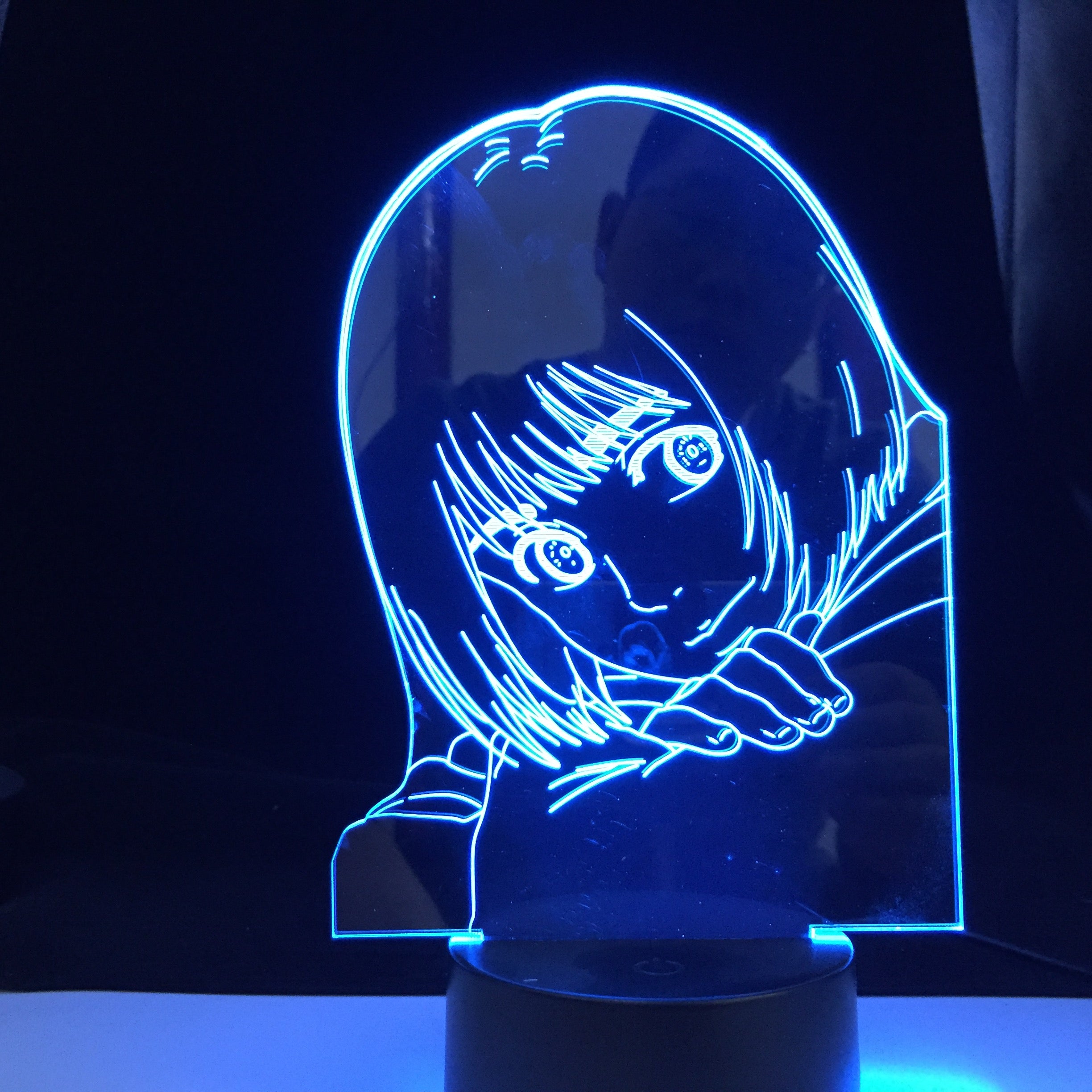 3d Lamp Anime Attack on Titan Armin Arlert for Bedroom Decorative Light Kids Birthday Gift Attack on Titan LED Night Light Manga